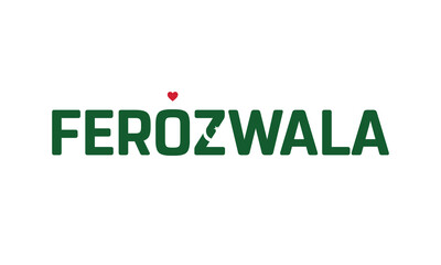 I Love Ferozwala, Typographic Design of I Love Ferozwala with a flag of PAKISTAN on a white background, Ferozwala city of PAKISTAN with heart, Ferozwala, I love Pakistan