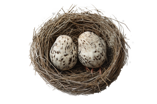 quail eggs in nest