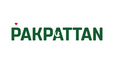 I Love Pakpattan, Typographic Design of I Love Pakpattan with a flag of PAKISTAN on a white background, Pakpattan city of PAKISTAN with heart, Pakpattan, I love Pakistan