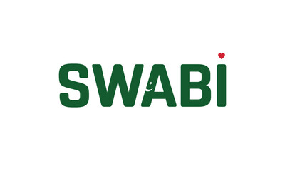 I Love Swabi, Typographic Design of I Love Swabi with a flag of PAKISTAN on a white background, Swabi city of PAKISTAN with heart, Swabi, I love Pakistan