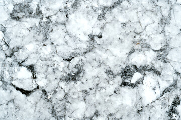 Fototapeta premium Sophisticated Marble: White Stone with Gray Shadow Play