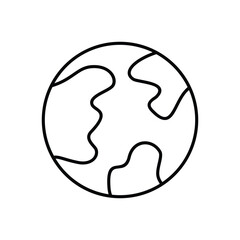 Earth vector icon