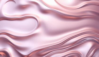 Fototapeta premium Abstract Rose Gold Liquid Swirls Background