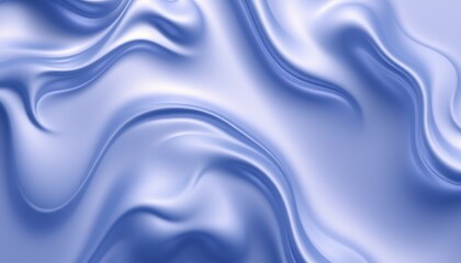 Fototapeta premium Abstract Blue Swirling Silk Fabric Texture Background