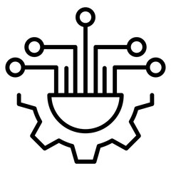 Technology single icon