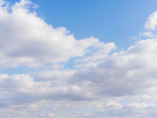 Obraz premium 冬の青空と白い雲12