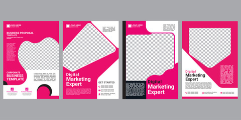 Corporate flyer design, business flyer template, print ready backgrounds