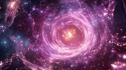 Fototapeta premium vanta black images representing the abstract concept of infinite space with vibrant