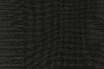 Black Knit Texture Background