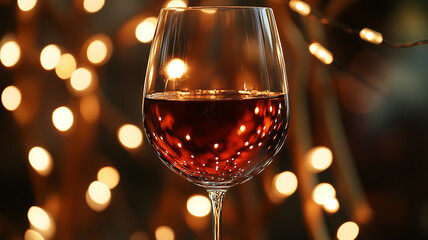 glass of red wine