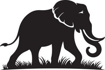 Elephant silhouettes