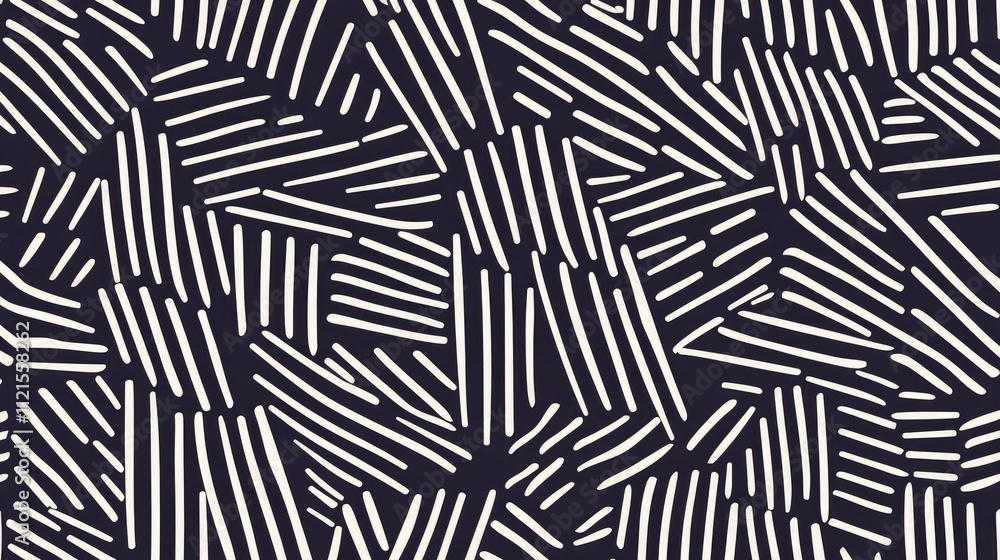 Poster a geometric pattern of intersecting lines creating sharp, dynamic shapes, on a dark background with 