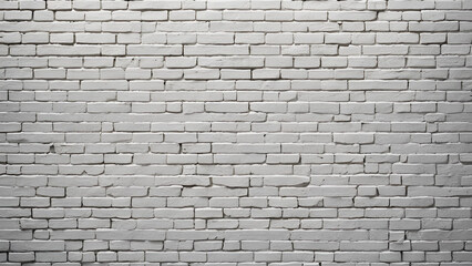 Obraz premium A white brick wall can serve as a backdrop