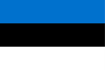 Estonia flag - vector illustration
