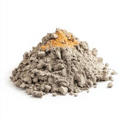 Gray Clay Pile Brown Sand Texture Construction Material Product Photography