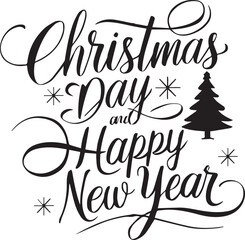  merry christmas and happy new year banner,poster, template vector image