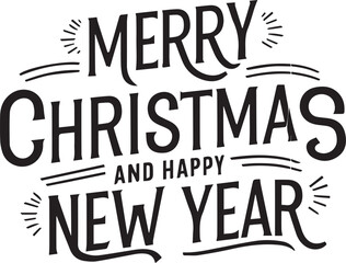 Obraz premium merry christmas and happy new year banner,poster, template vector image