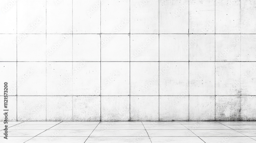 Poster a simple and elegant design of straight lines forming a grid-like pattern, with fine spacing, on a p