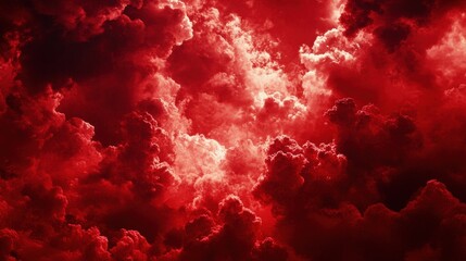 Dramatic red clouds converging skies overhead aerial photography atmospheric conditions dynamic perspective nature's fury