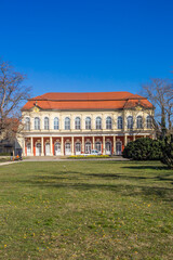 Obraz premium Historic Schlossgartensalon building in the center of Merseburg, Germany