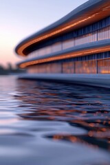 Obraz premium Architectural Masterpiece Reflected in the Serene Waters