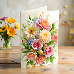 floral card