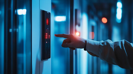 Biometric-enabled alarm systems for secure industrial access.