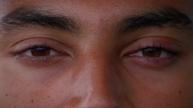 A closeup of relaxed eyes with closed lids, exuding tranquility, peace, and calmness