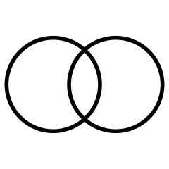 Venn Diagram Isolated On White