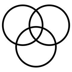 Venn Diagram Isolated On White