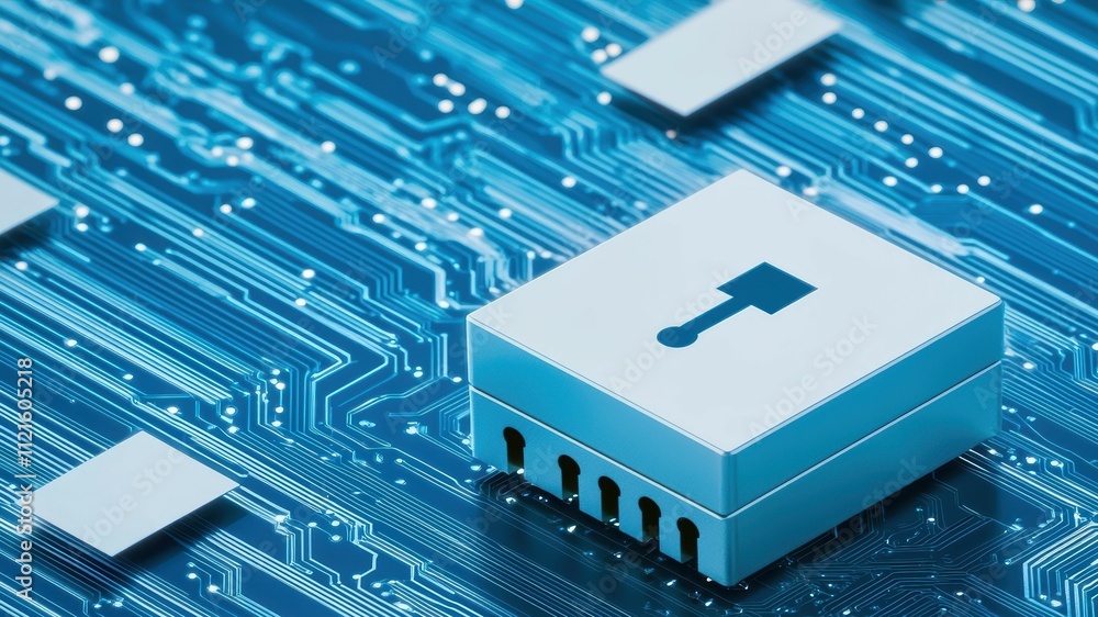 Aufkleber futuristic data center with advanced firewalls for enhanced cybersecurity protection