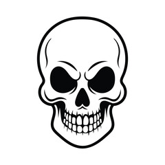 Obraz premium Skull Vector Mascot Design