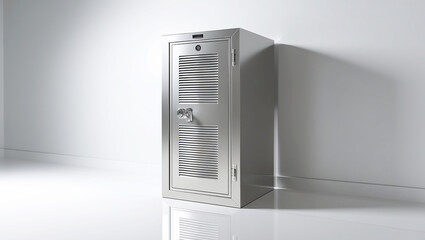 Professional Gym Locker Stock Images with White Background