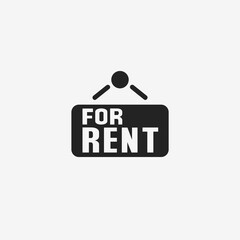 For Rent Sign Icon
