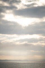 sunset over the ocean