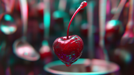 
Upscale (S)
6h




A cherry dripping with chocolate, on a sleek, glowing pedestal surrounded by soft blue and purple lights, Generative AI