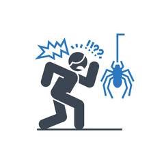Obraz premium Spider Fear Icon