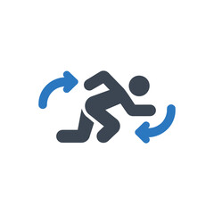 Running Cycle Icon
