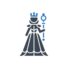 Queen Royal Scepter Icon