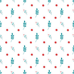 So cute and Little flowers grow on fine leaf foliage.