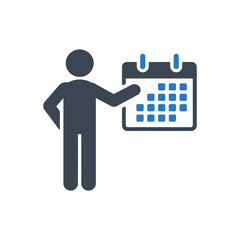 Calendar Presentation Icon