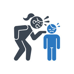 Scolding Child Icon
