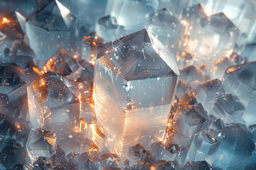 abstract background with texture of silver and golden crystals,shimmering and sparkling,,.   