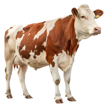 High Quality Simmental Cow PNG Transparent Image