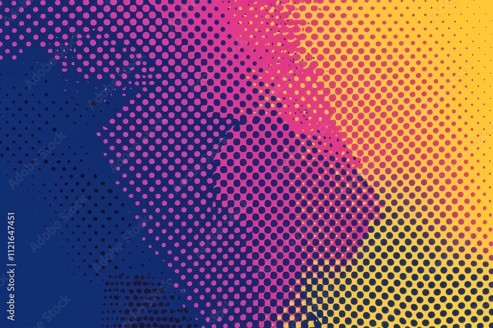 Poster abstract pop art background colorful halftone dots design