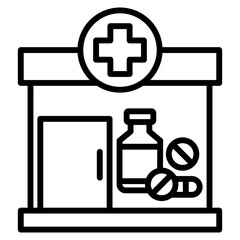 pharmacy single icon
