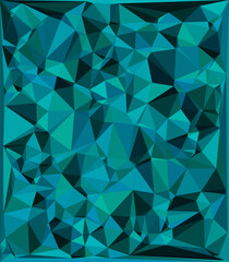 abstract triangle blue color background design.