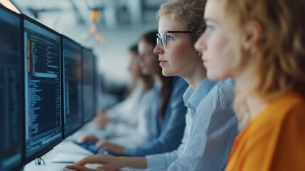 Research Team Collaborating in a Digital Workspace