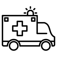 Ambulance single icon