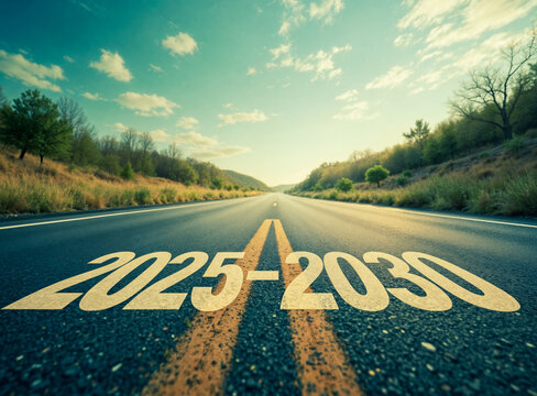 asphalt road the future: 2025-2030